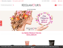 Tablet Screenshot of keglamour.com
